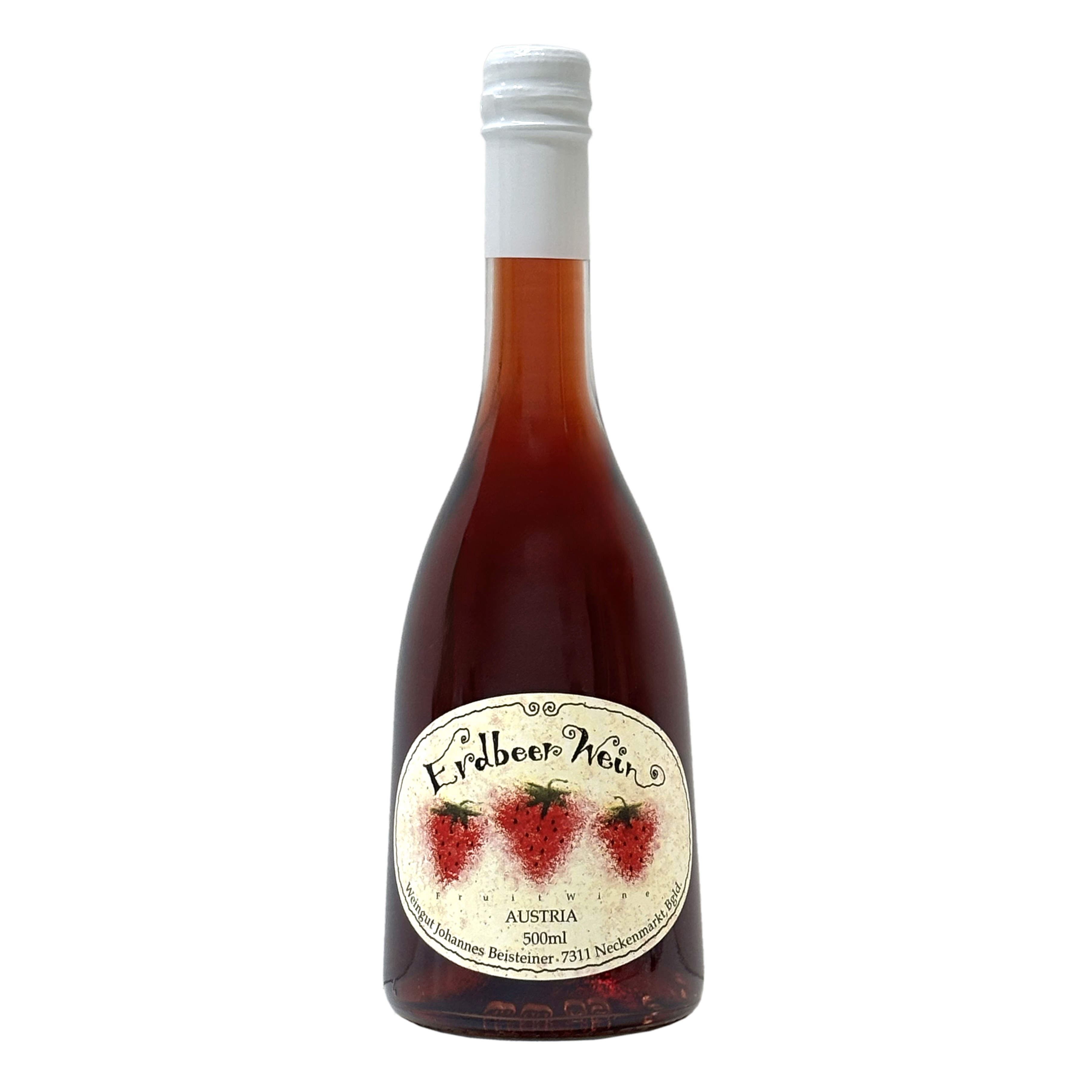 W&C：Erdbeer Wine 500ml/ワイン&コマース：イチゴワイン(赤)