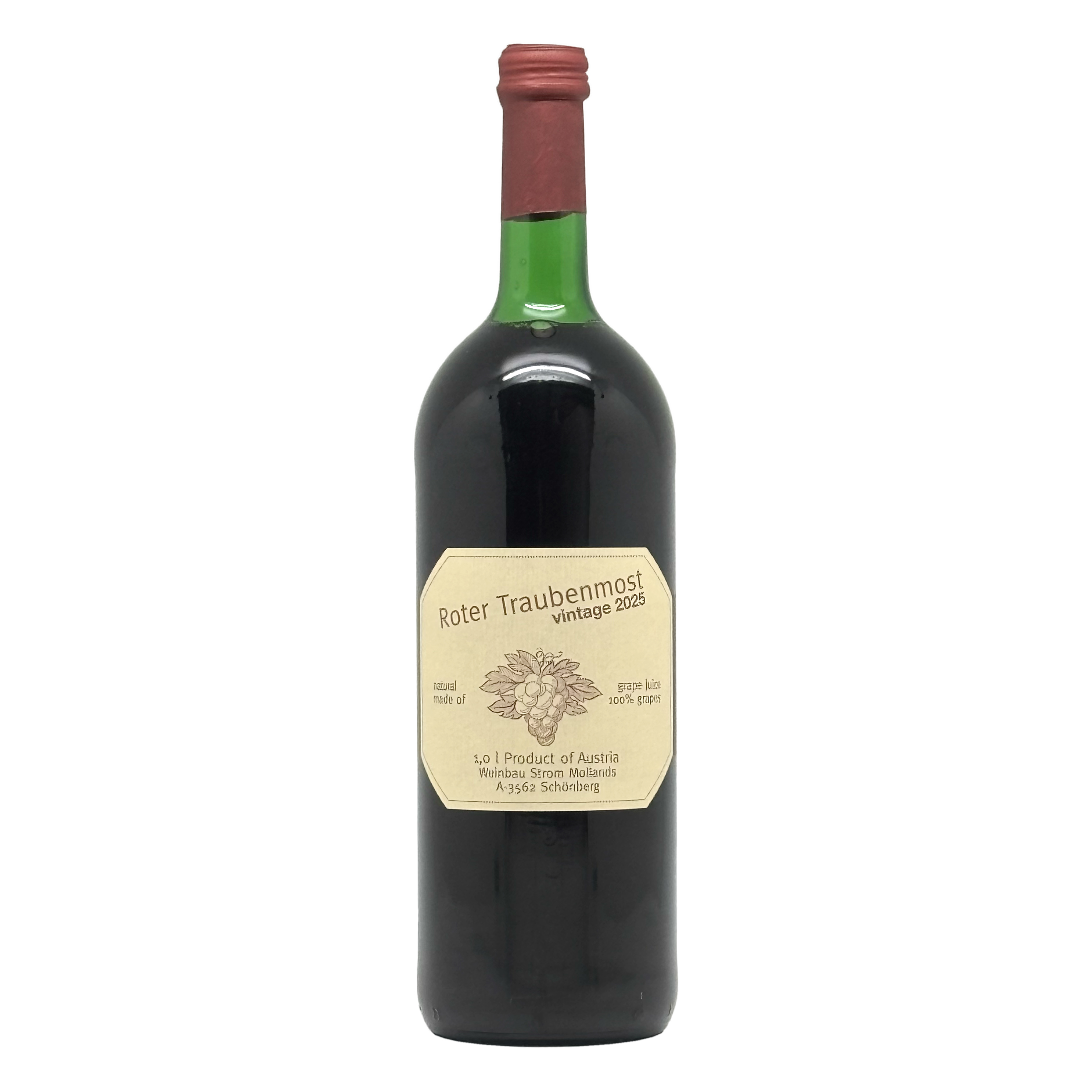 Strom：Roter Traubenmost 2025/シュトロム：赤ブドウジュース(スクリューキャップ)